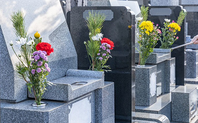 新造成墓所完成